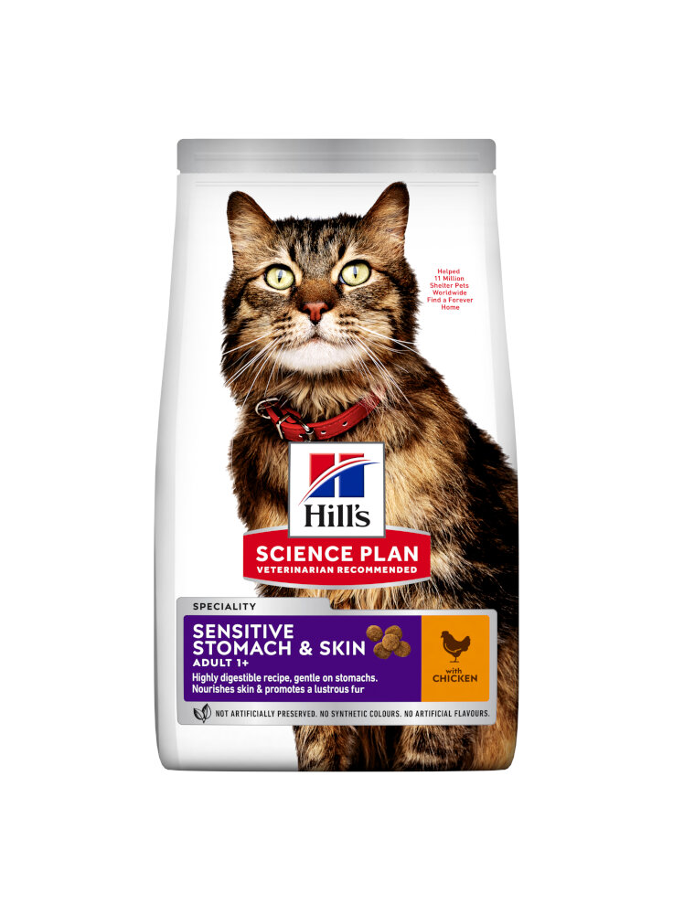 SP Feline ADULT SENSITIVE STOMACH & SKIN Chicken 1,5Kg (11078V - 604072)