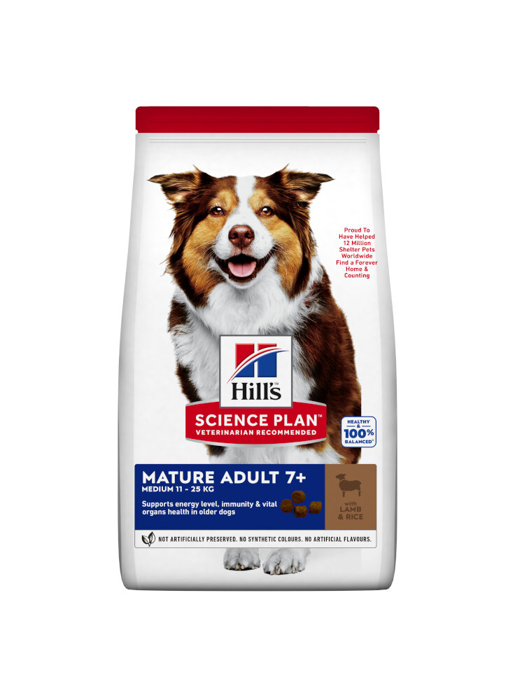 SP Canine MATURE ADULT Medium ACTIVE LONGEVITY Lamb & rice  12kg (9273N - 604288)