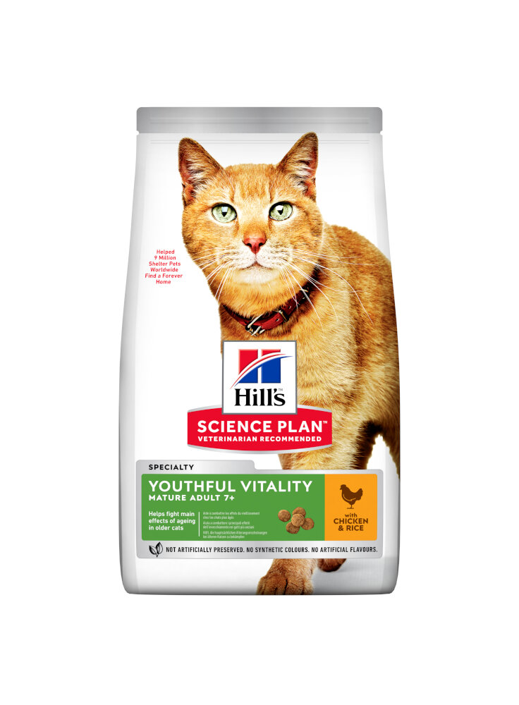 SP Feline MATURE ADULT 7+ Senior Vitality Chicken & Rice 1,5kg cs (605263) - in esaurim.