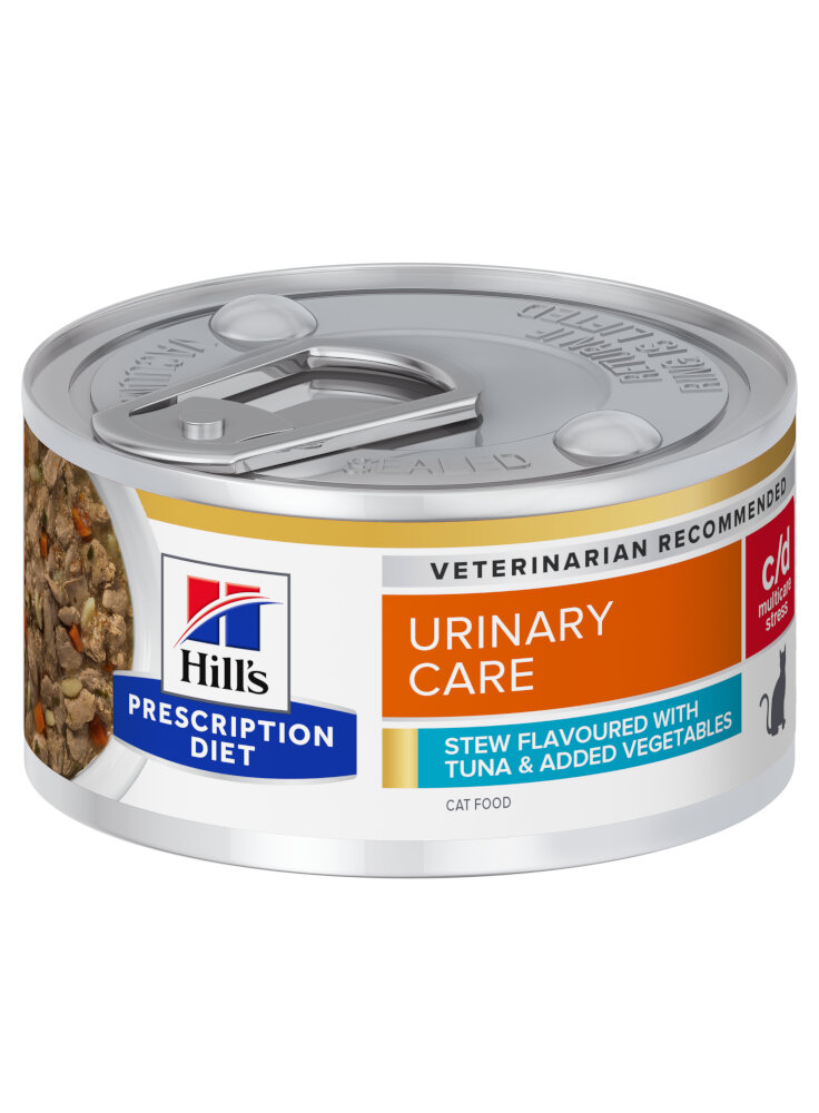 PD Feline c/d Stress Tuna & Veg Stew 82g (605865)