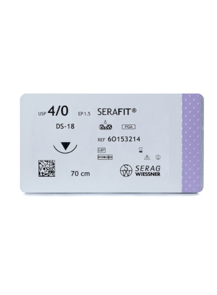 SERAFIT AGO TRIANG. usp 4/0 ep1,5 DS-18 70cm ref. 60153214