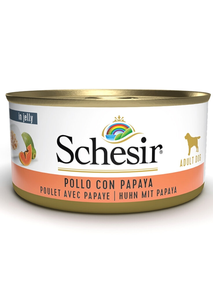 COD.1074370 SCHESIR DOG FRUIT FILETTI POLLO PAPAYA 150g