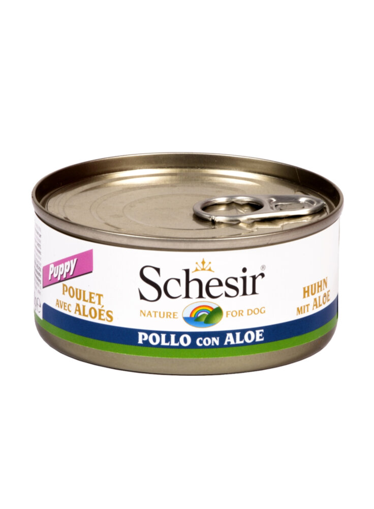 COD.1074263 SCHESIR DOG PUPPY POLLO ALOE 150g