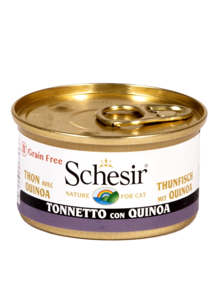 COD.1074020 SCHESIR CAT TONNO QUINOA 85g