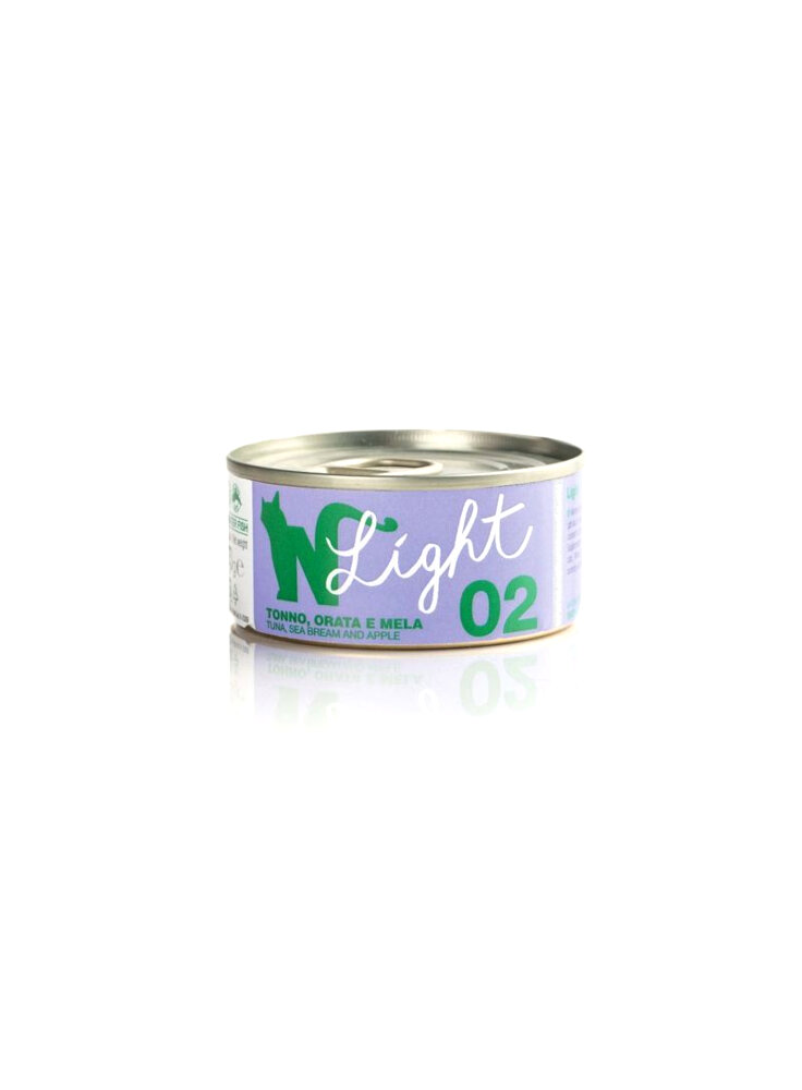 CODE L02 LIGHT TONNO, ORATA E MELA Lattina 70g x4pz - CAT