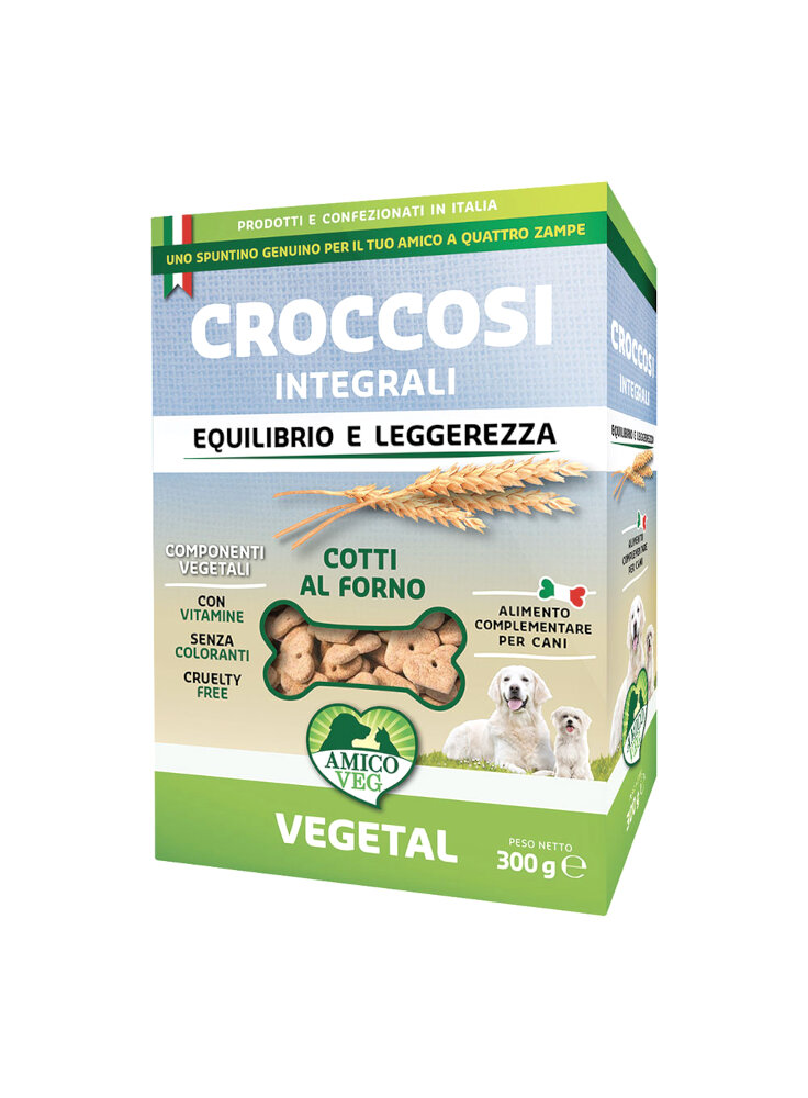 AMICO VEG biscotti CROCCOSI INTEGRALI 300g