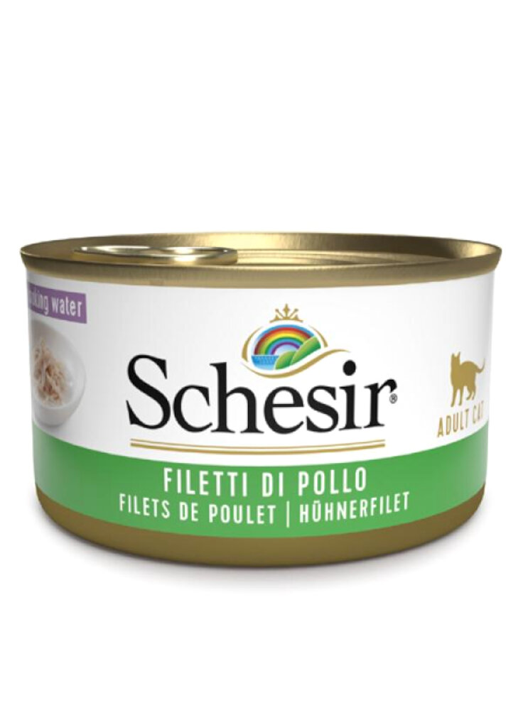 COD.1074061 SCHESIR CAT NATURALE FILETTI POLLO 85g