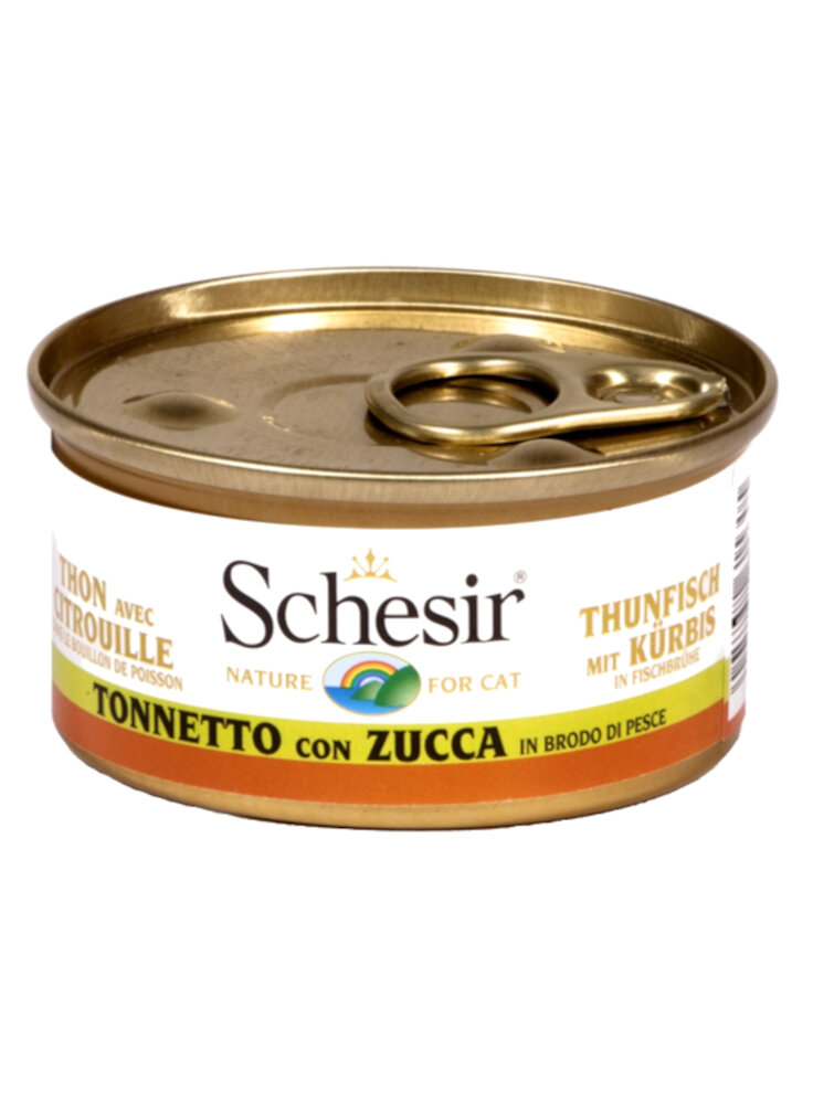 COD.1074530 SCHESIR CAT BRODO TONNO ZUCCA 70g