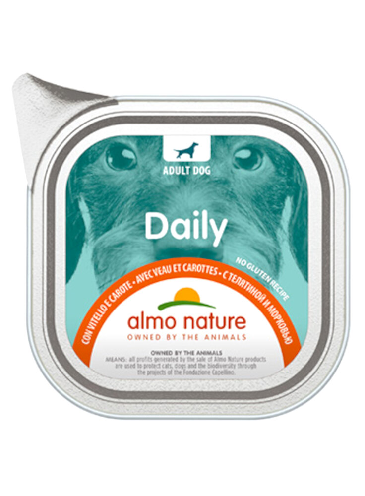 DAILY DOG Vitello e Carote 100 g (222)