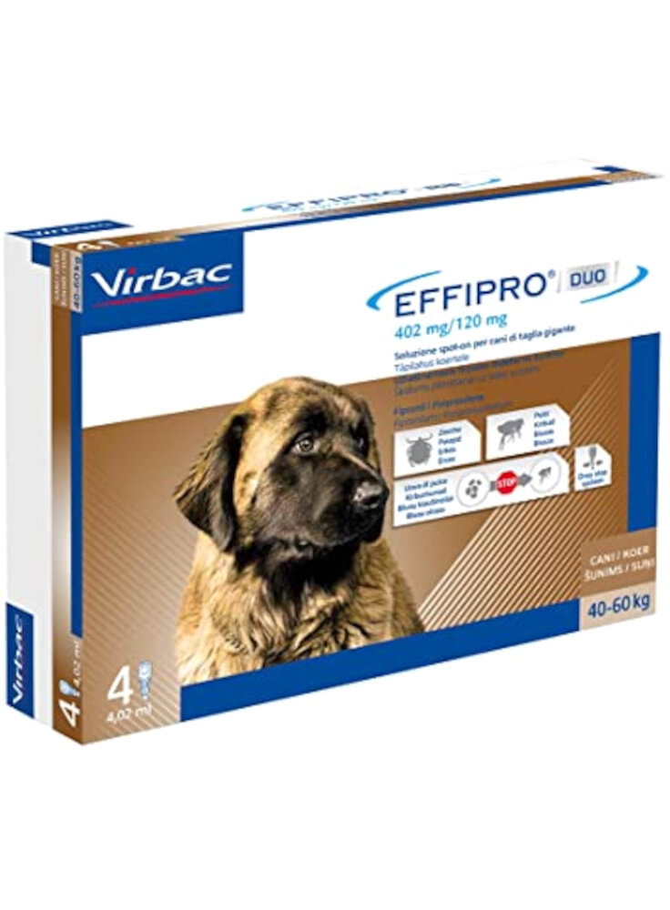 EFFIPRO DUO CANE Tg.XL 4,02ml (40-60kg) 4pip