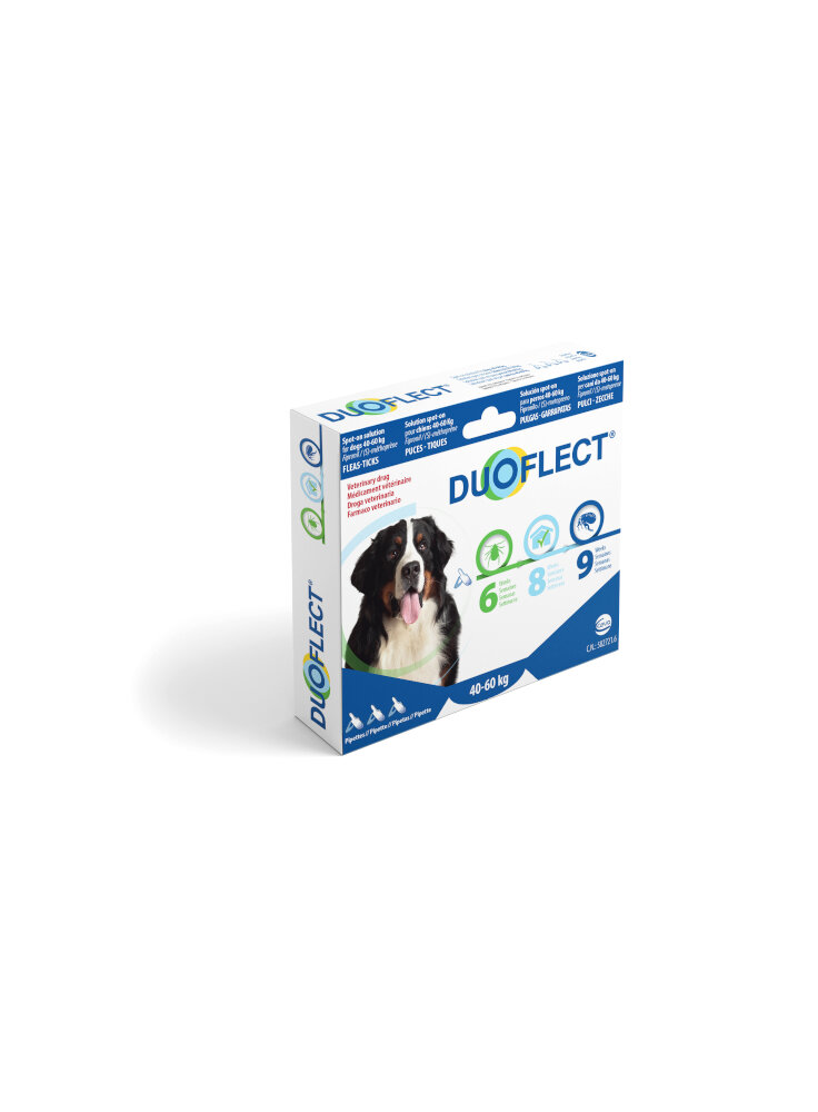 DUOFLECT sol spot-on Cani 40-60 kg 3pip - in esaurim.