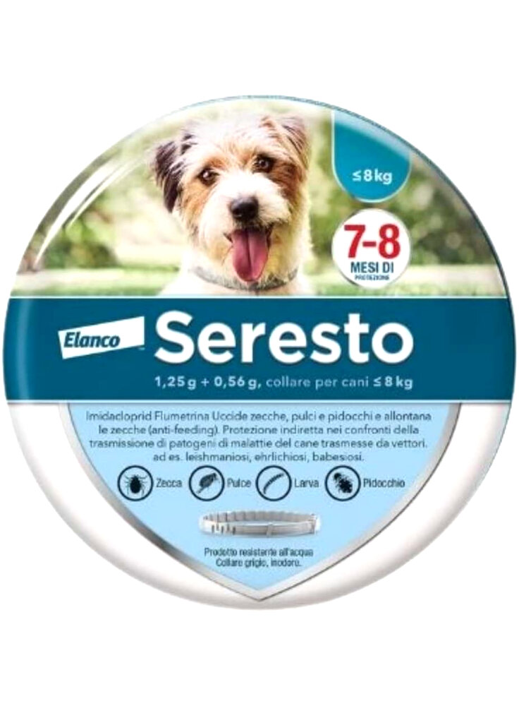 Seresto Collare Cani Piccoli fino a 8 kg 38 cm