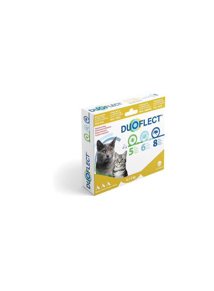 DUOFLECT sol spot-on Gatti 0,5-5 kg 3pip - in esaurim.