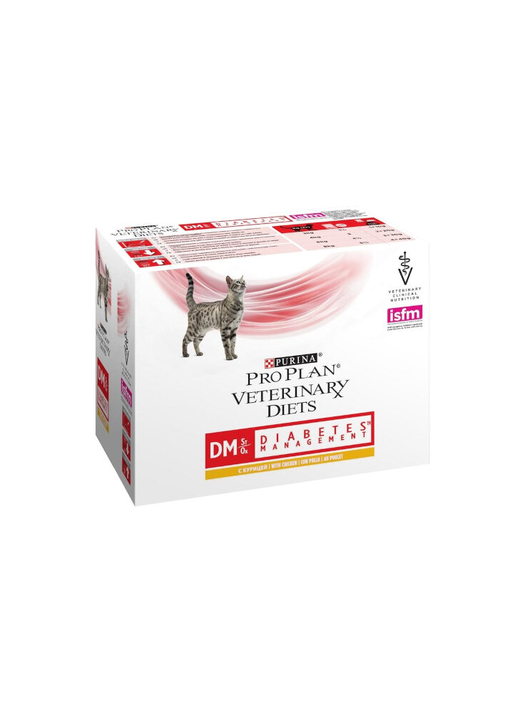 Feline PPVD Multipack - DM  Diabet Manag. Pollo 10x85g XE