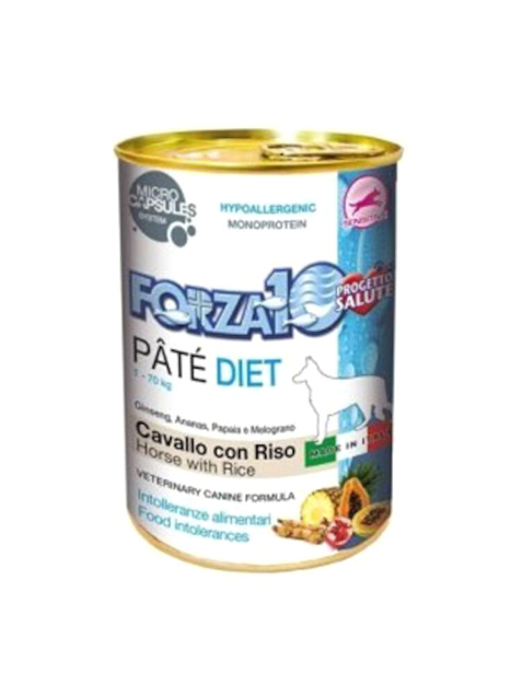 Forza 10 Diet Cavallo e Riso 400g Patè - cane