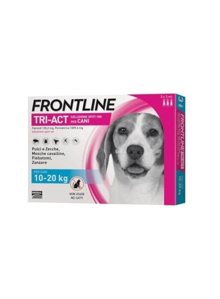 FRONTLINE TRI-ACT Spot-on Cani Medi Tg.M 10-20Kg 3pip