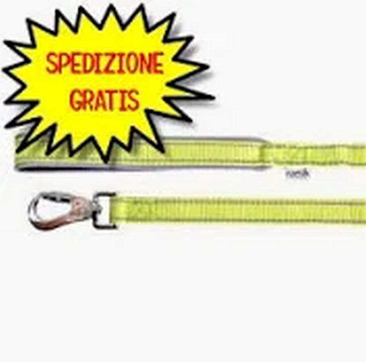 Guinzaglio Reflex con Maniglia Neoprene LIME 25x1200mm (DC178/11)