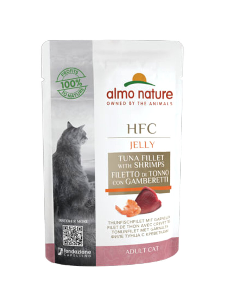 HFC CAT Jelly - con Tonno e Gamberetti 55 g (5045)