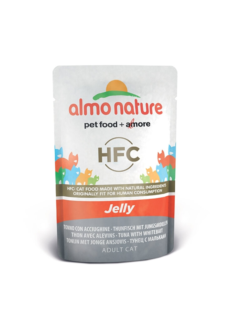 HFC CAT Jelly Tonno e Acciughine busta 55g (5043)