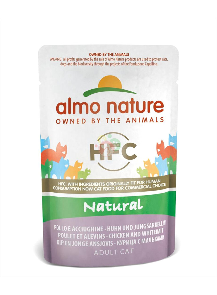 HFC CAT Natural - Pollo e Acciughine 55 g (5801)