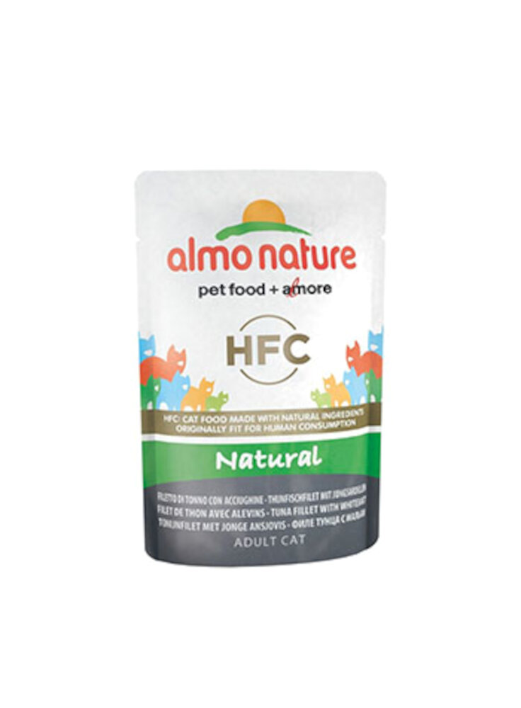 HFC CAT Natural - Tonno e Acciughine busta 55g (5806)