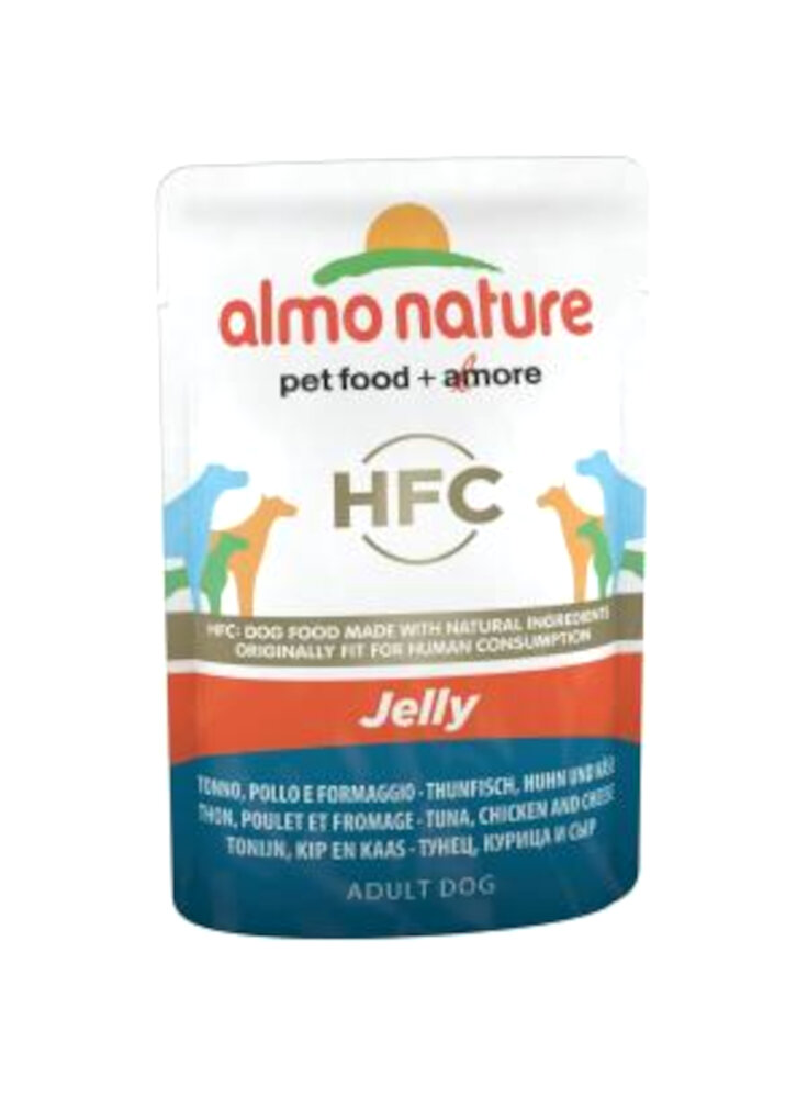 HFC DOG Jelly - Tonno, Pollo e Formaggio 70g (5703) - in esaurim.