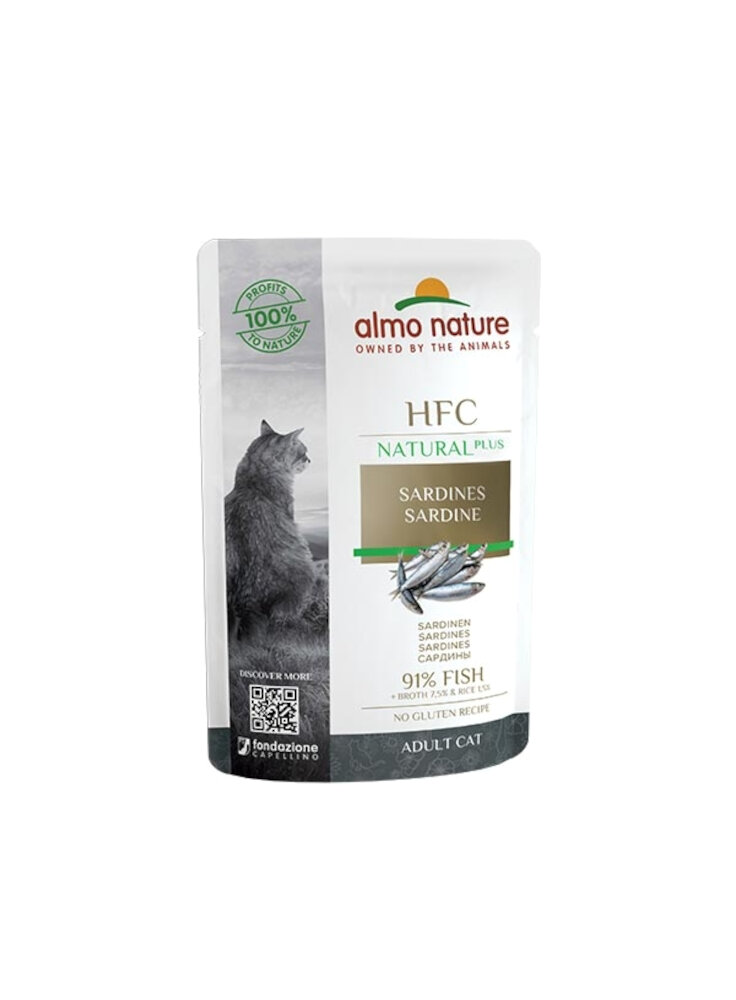 HFC NATURAL PLUS CAT Sardine 55 g (4705)