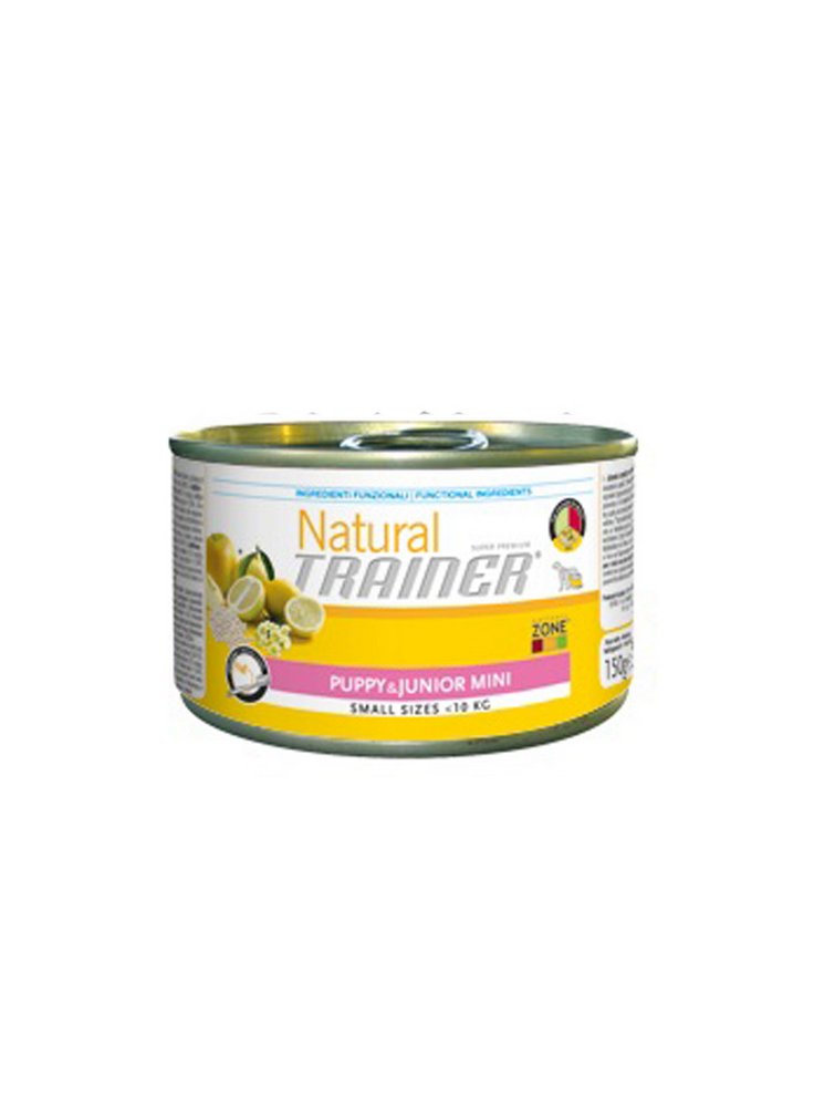 TRAINER Natural Dog S&T Puppy & Junior 150g Pollo lattina