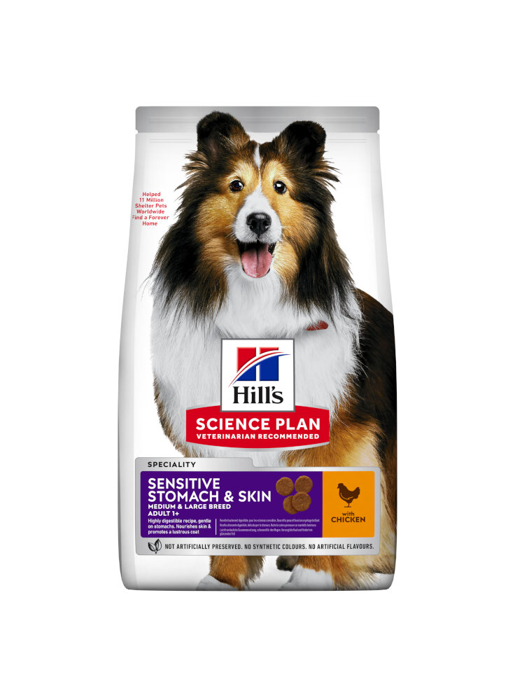 SP Canine Adult Sensitive Stomach & Skin Medium Chicken