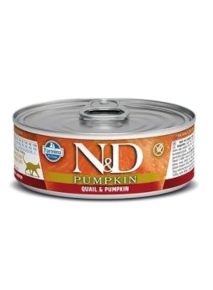 N&D FA PUMPKIN WET feline - QUAGLIA & ZUCCA 80g