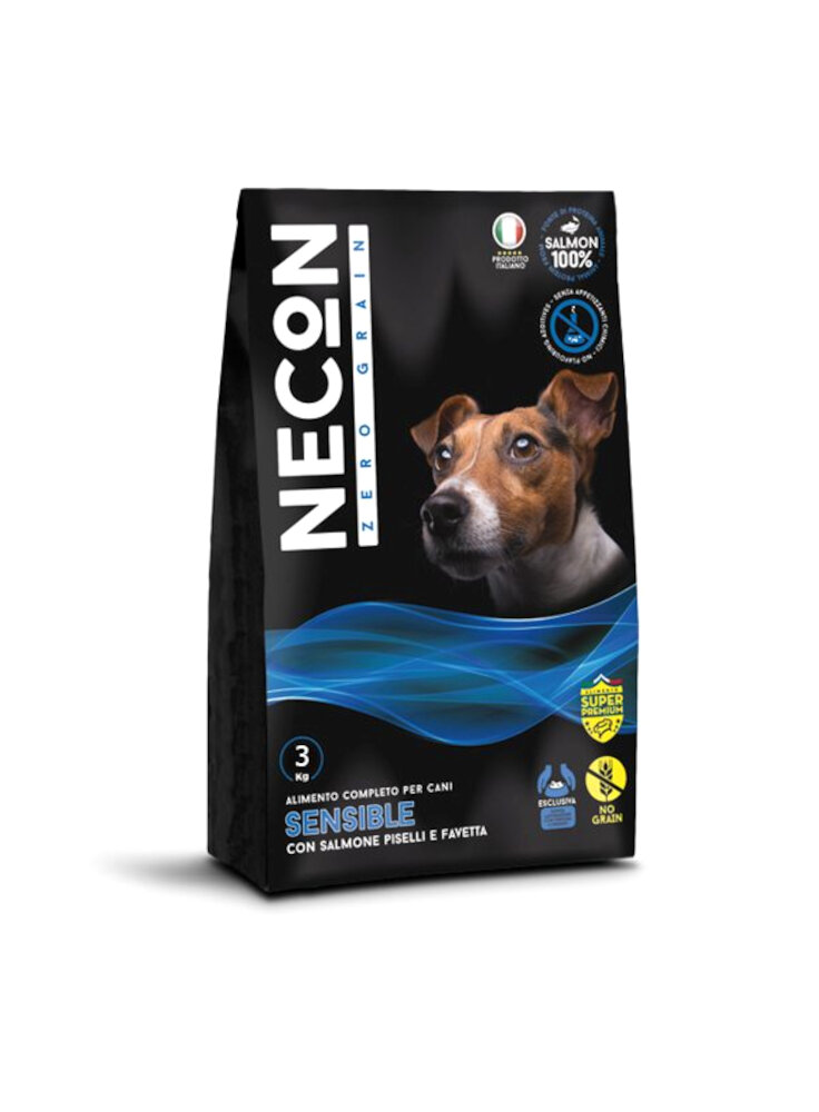 necon-zero-grain-monopr-sensib-salmone-piselli-favetta-3kg-cane