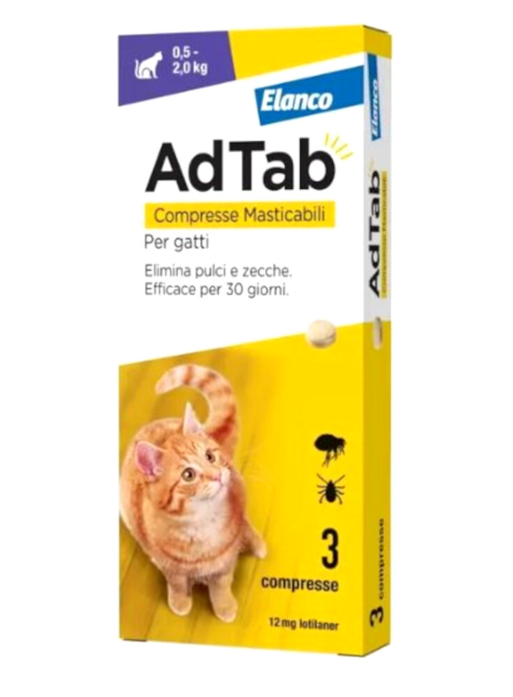 ADTAB 3CPR 12mg GATTI 0,5-2Kg