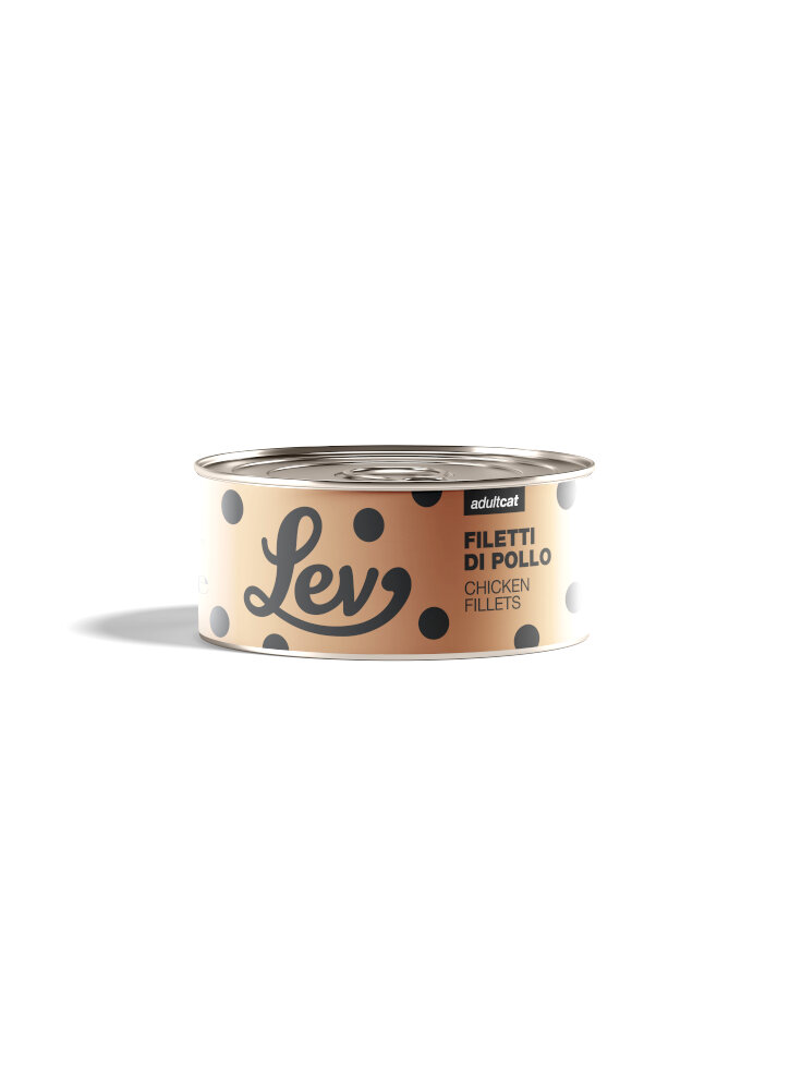 LEV FILETTI DI POLLO 140g lattina - CAT