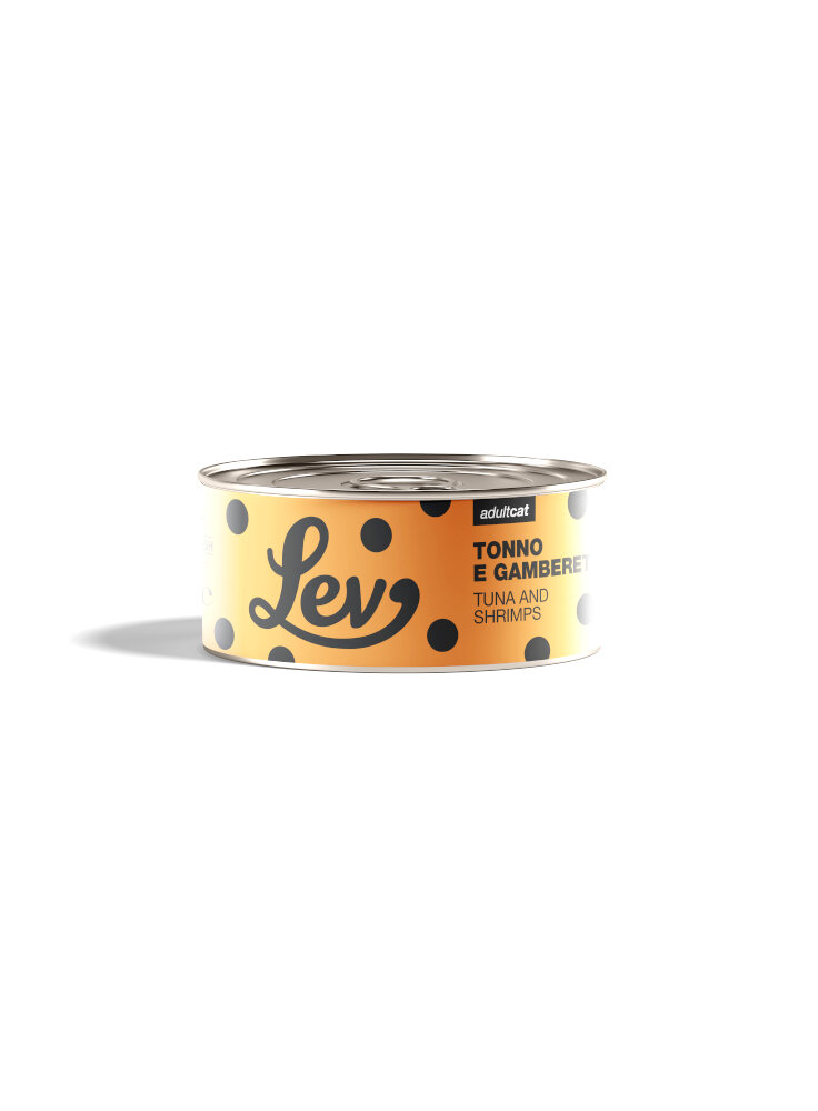 LEV TONNO GAMBERETTI 140g lattina - CAT