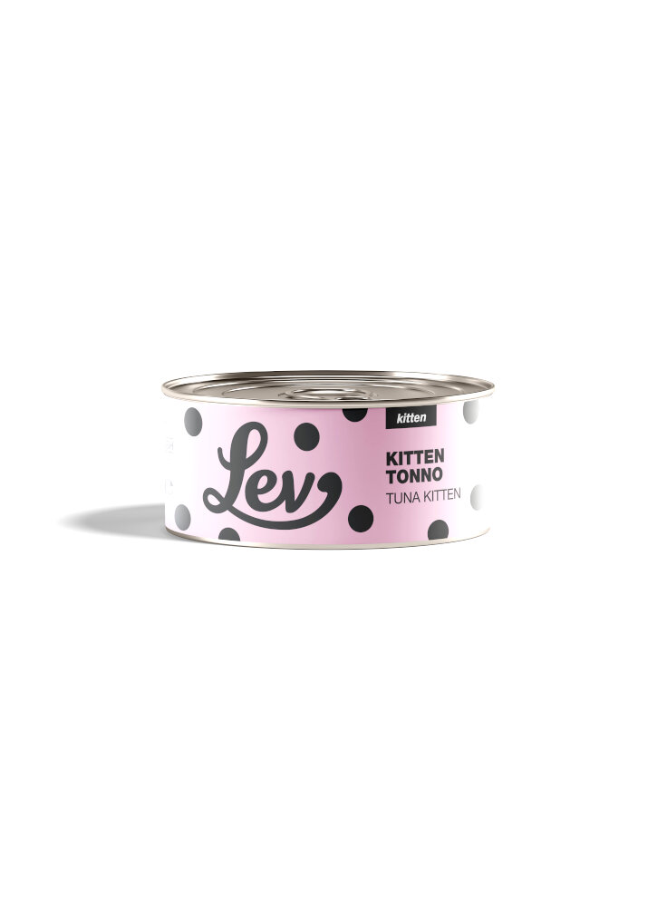 LEV KITTEN TONNO 140g lattina - CAT