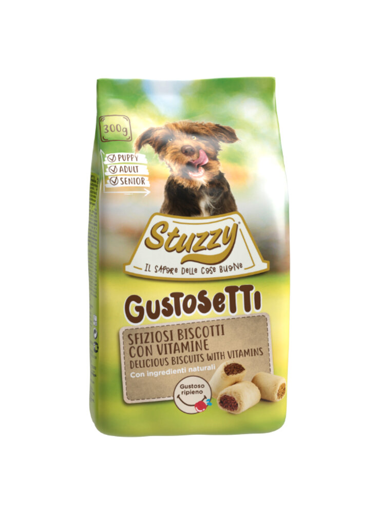 COD.2043800 STUZZY DOG BISCOTTI GUSTOSETTI 300g