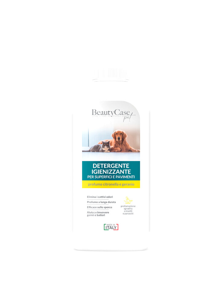 BeautyCase Pet DETERGENTE SUPERFICI Citronella & Geranio igienizzante (azione repellente) 1L