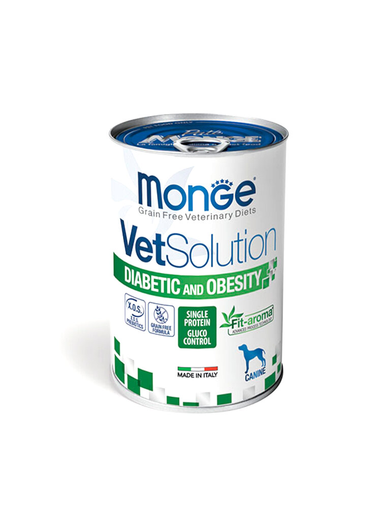 Monge DIABETIC - OBESITY Vetsolution 400g (lattina) - cane