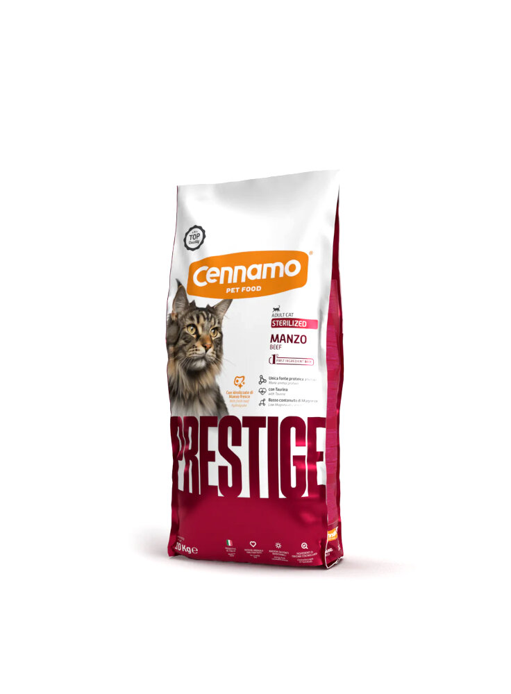 PRESTIGE CAT ADULT STERILIZED MANZO 10KG