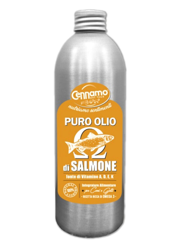 PURO OLIO DI SALMONE INTEGRATORE OMEGA 3 500ML