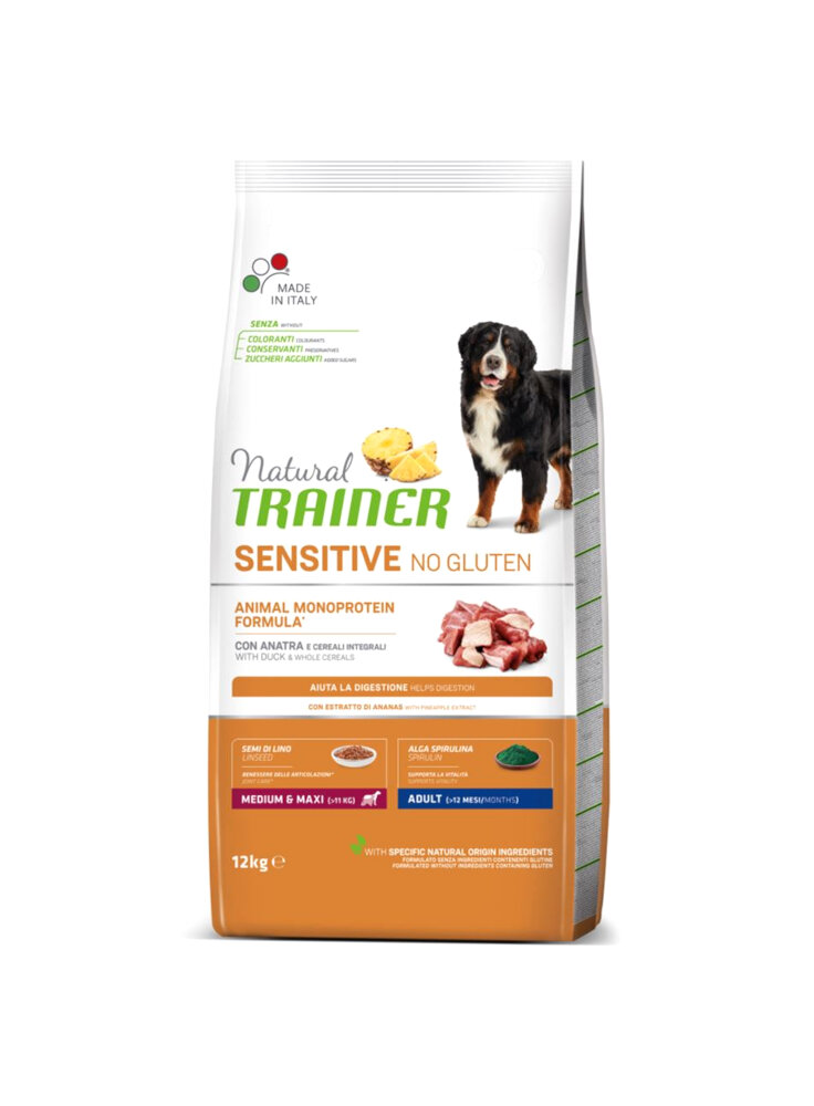 TRAINER NATURAL DOG M/M 12KG ANATRA SENSITIVE NO GLUTEN