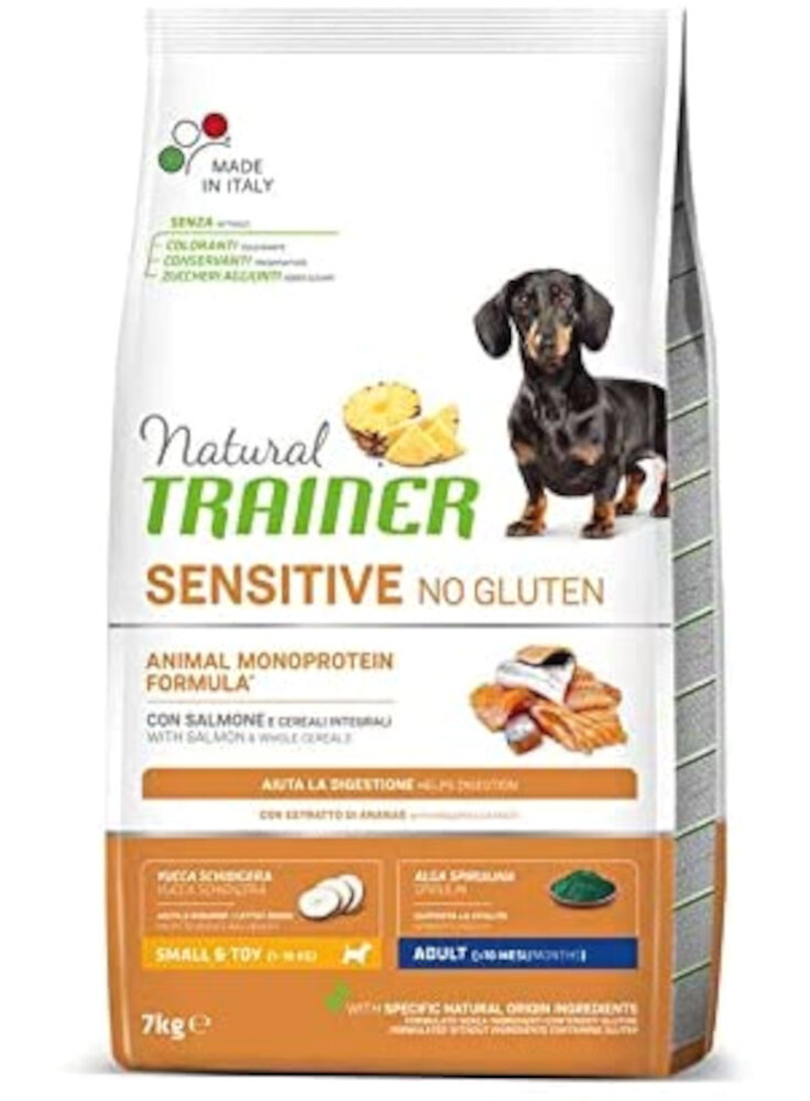 TRAINER NATURAL DOG S&T 7KG SALMONE SENSITIVE NO GLUTEN