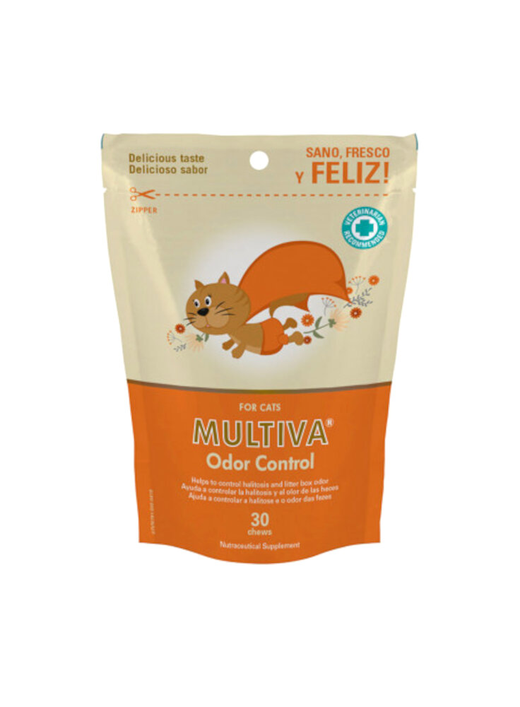 MULTIVA Odor Control 30 Chews - cats - in esaurim.