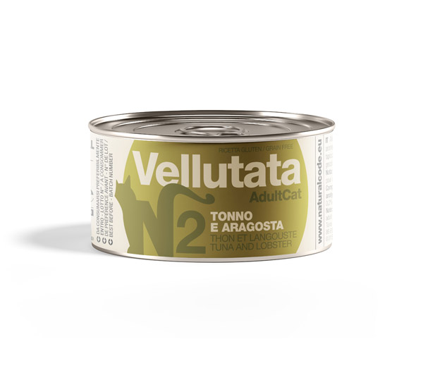 CODE V2 TONNO E ARAGOSTA VELLUTATE 85g lattina - CAT