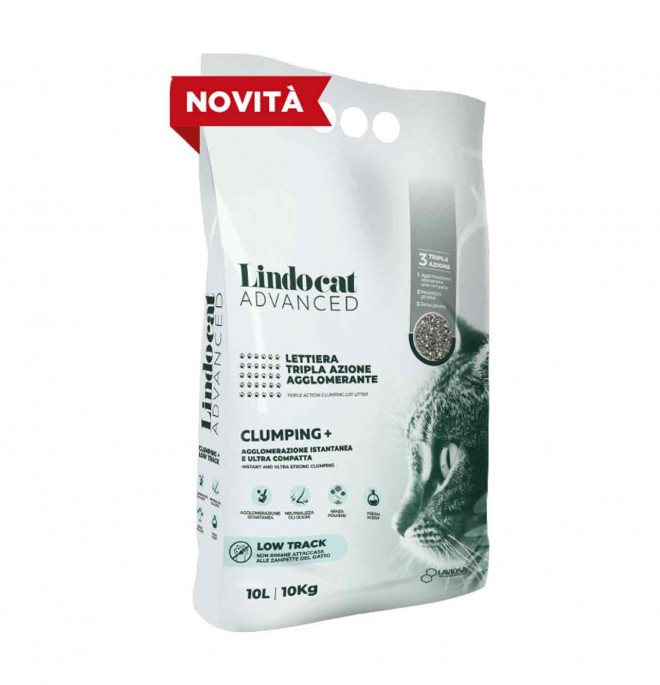 LINDOCAT ADV. CLUMPING PLUS LOW TRACK Bentonite sodica naturale 10L