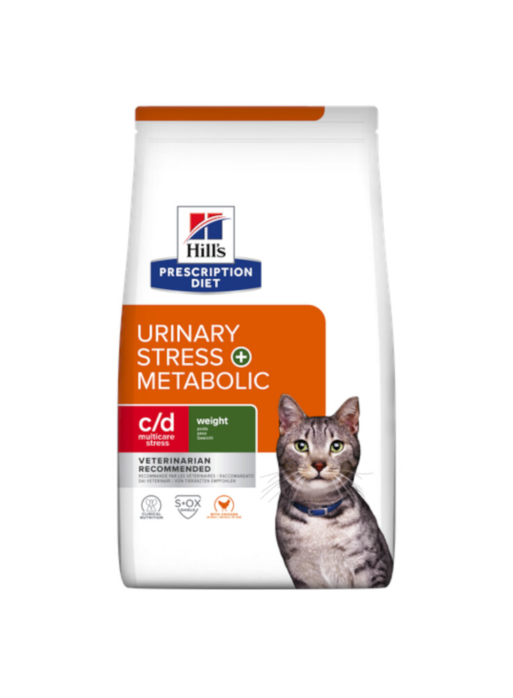 PD Feline c/d Urinary Stress + Metabolic 4Kg (605481) - in esaurim. (NEW 28517)