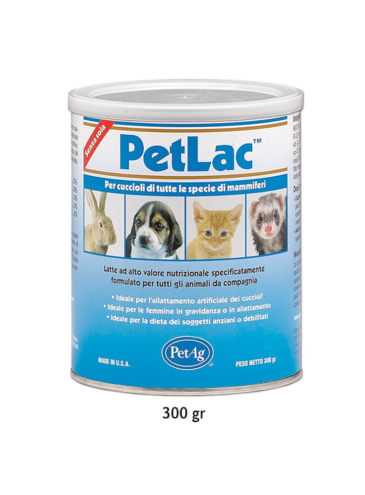 Pet Lac 300g - latte milk replacer piccoli animali da compagnia (cane-gatto-coniglio-furetto)