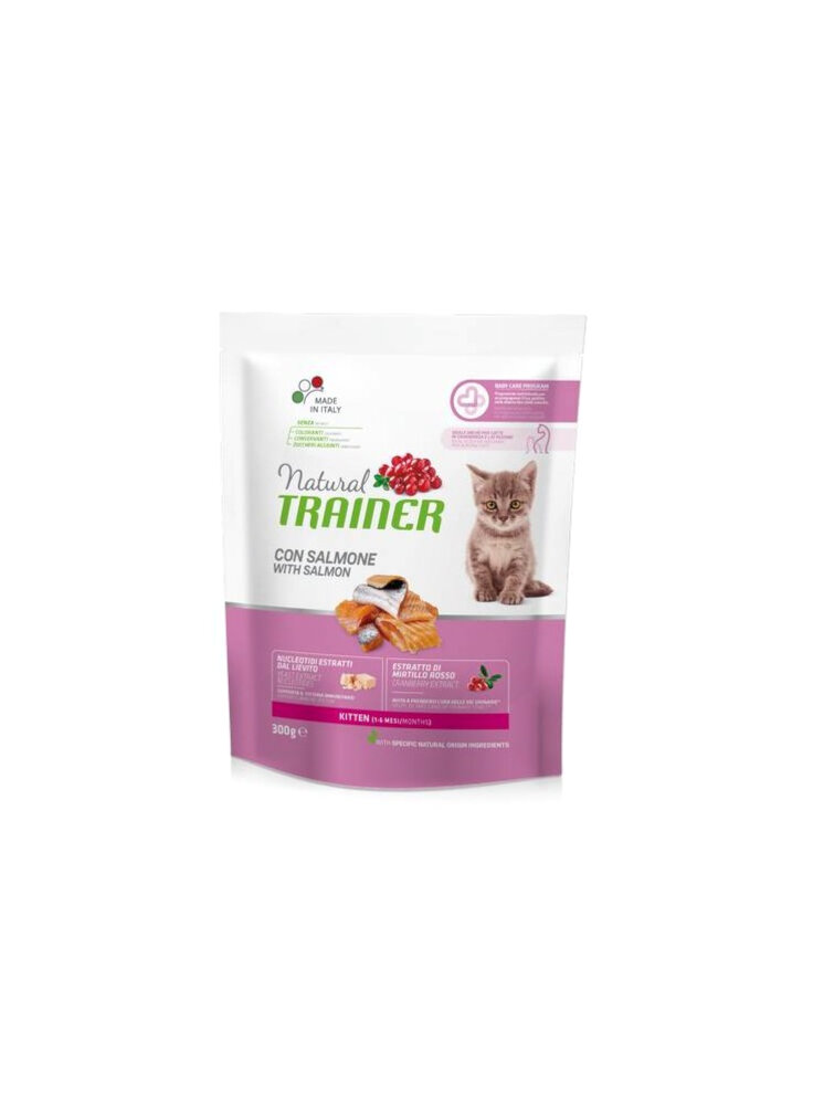 PROMO - TRAINER Natural CAT KITTEN 300g Salmone