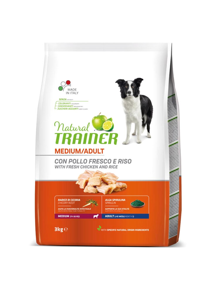 PROMO - Trainer Natural Dog Medium 3kg Pollo Fresco