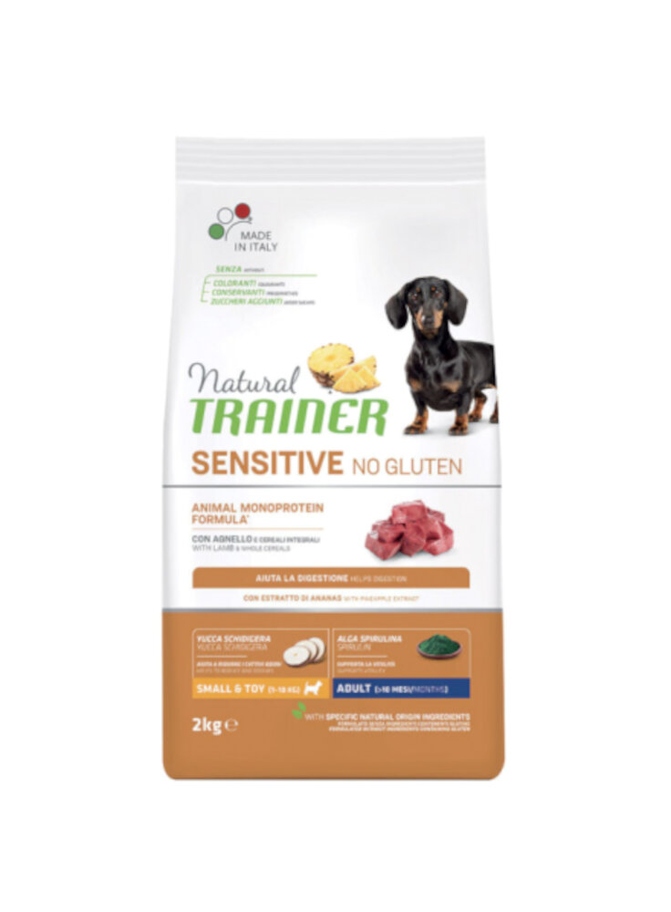 PROMO - TRAINER Natural DOG S&T 2Kg Salmone SENSITIVE NO GLUTEN